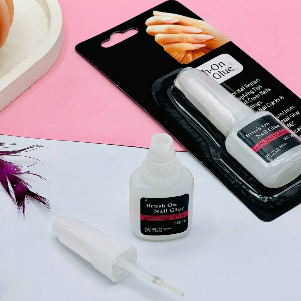 Quick-Drying Strong Hold Nail Glue with Precision Nozzle