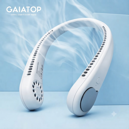 Portable USB Rechargeable Neck Air Cooler Fan