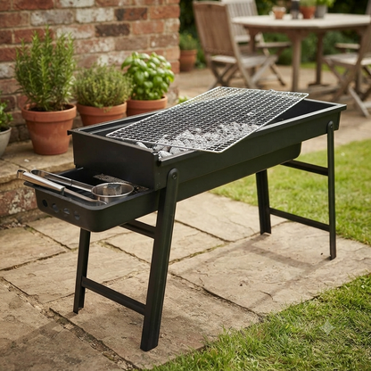 Portable Foldable Charcoal Barbecue Grill 60cm