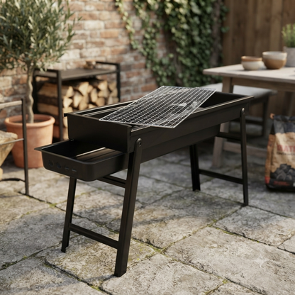 Portable Foldable Charcoal Barbecue Grill 60cm