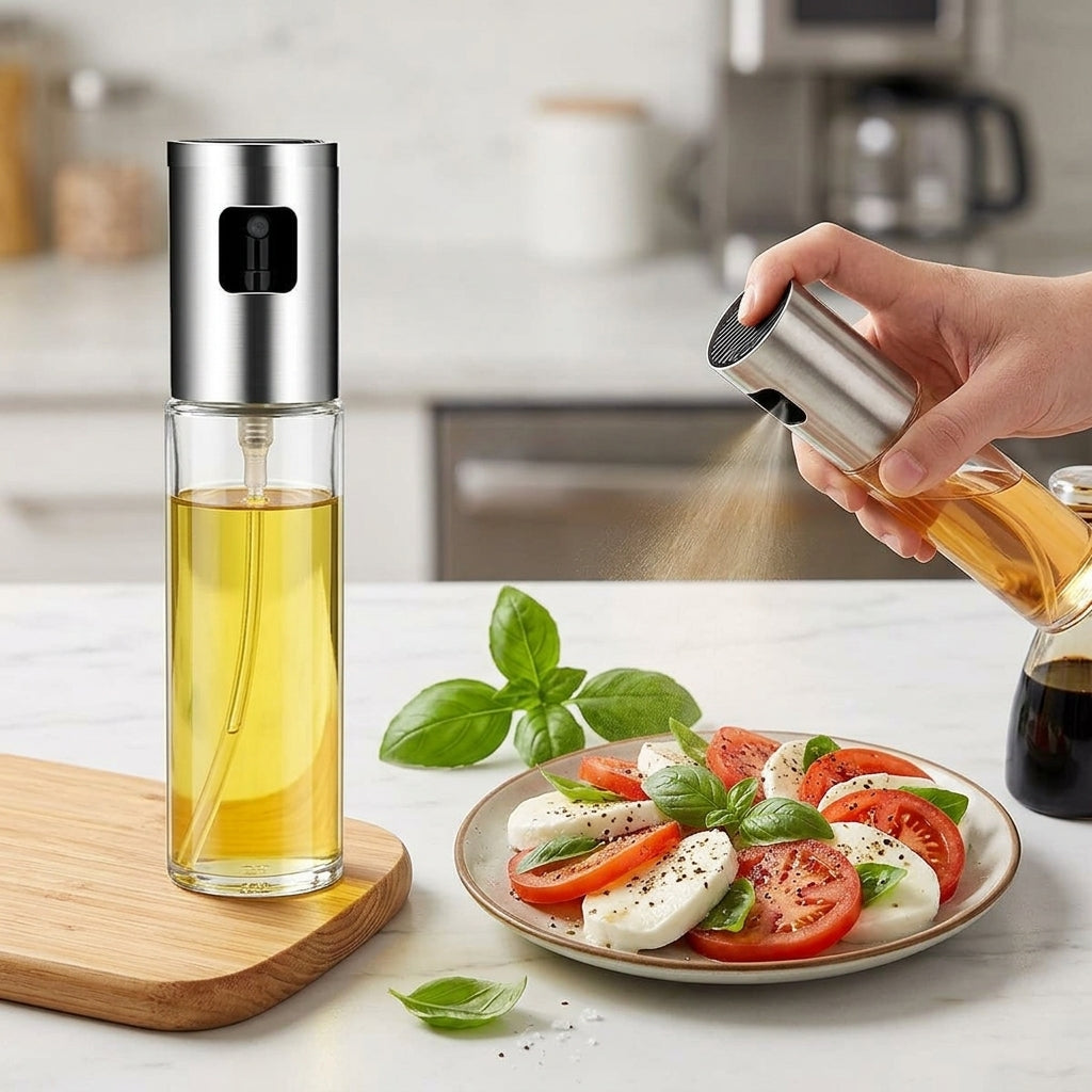 Glass Oil and Vinegar Spray Bottle 100ml