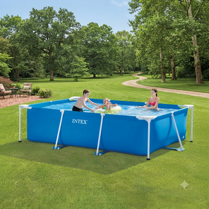 Rectangular Frame Above-Ground Pool 300x200x75cm