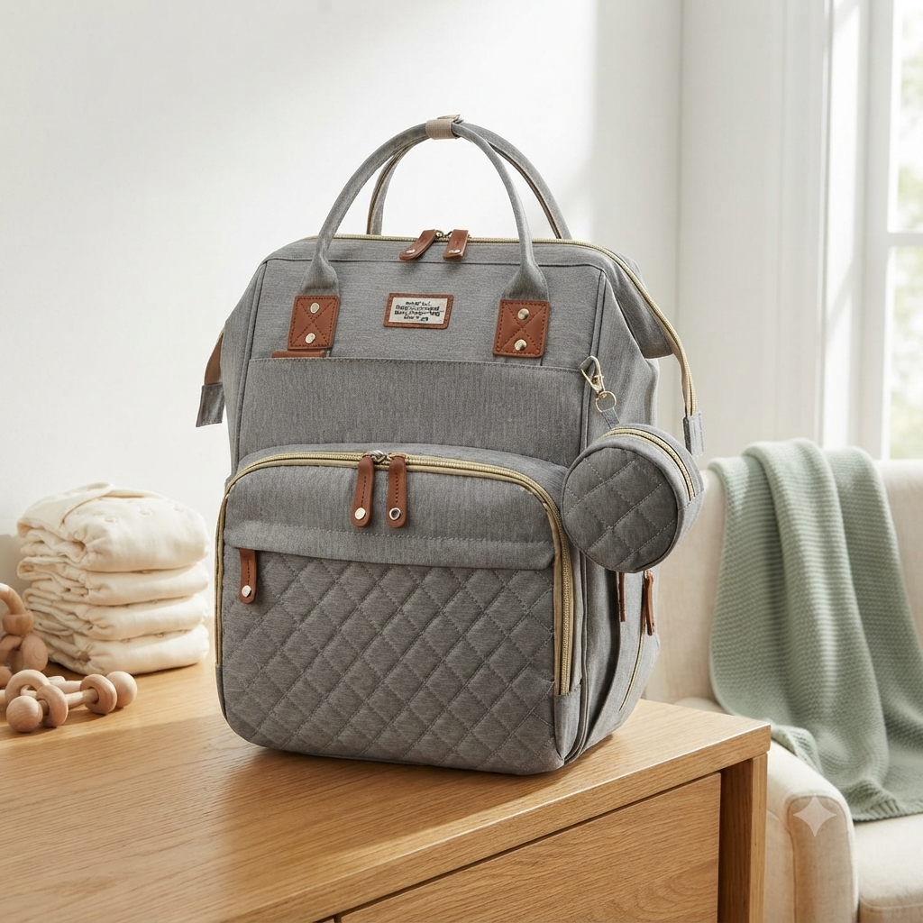 Multi-Functional Baby Diaper Bag and Bed