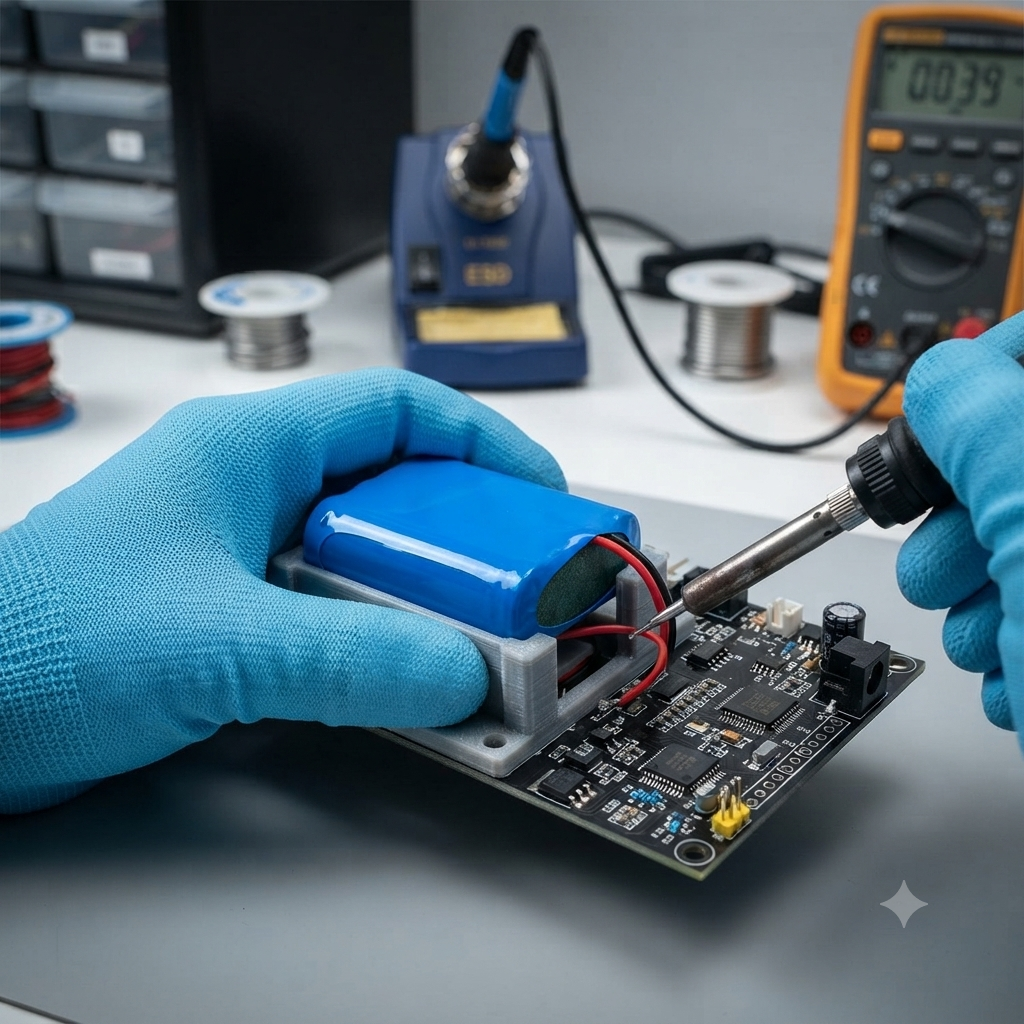 3-Piece 3.7V Lithium-Ion Battery Set