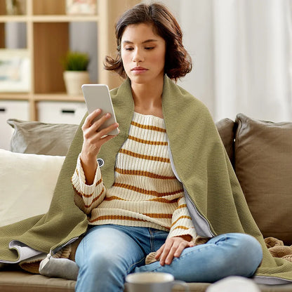 Wearable USB Heated Shawl