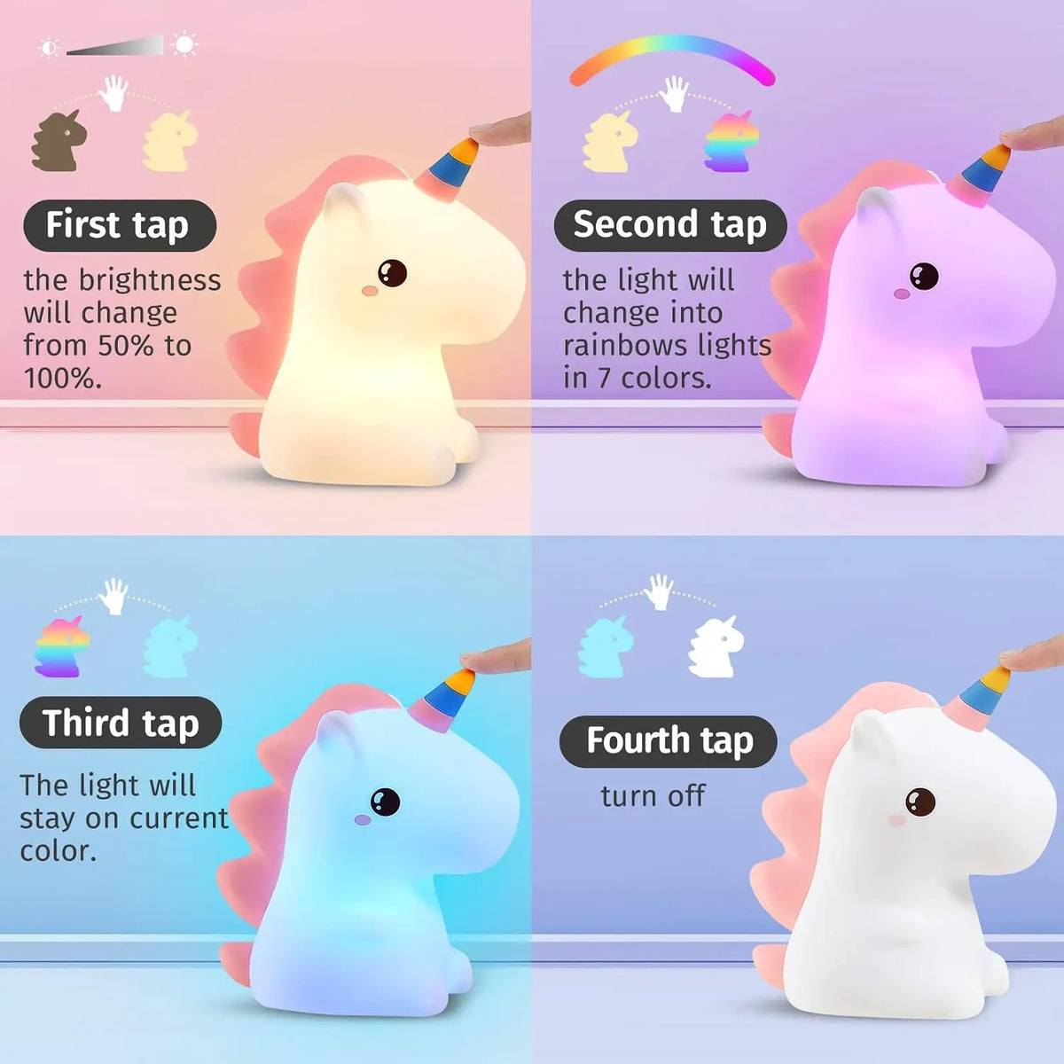 Portable Touch Sensor LED Baby Night Light