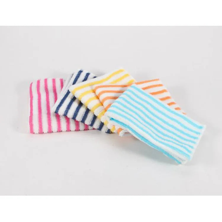 2-Piece Microfiber Striped Kitchen Tea Towel Set
