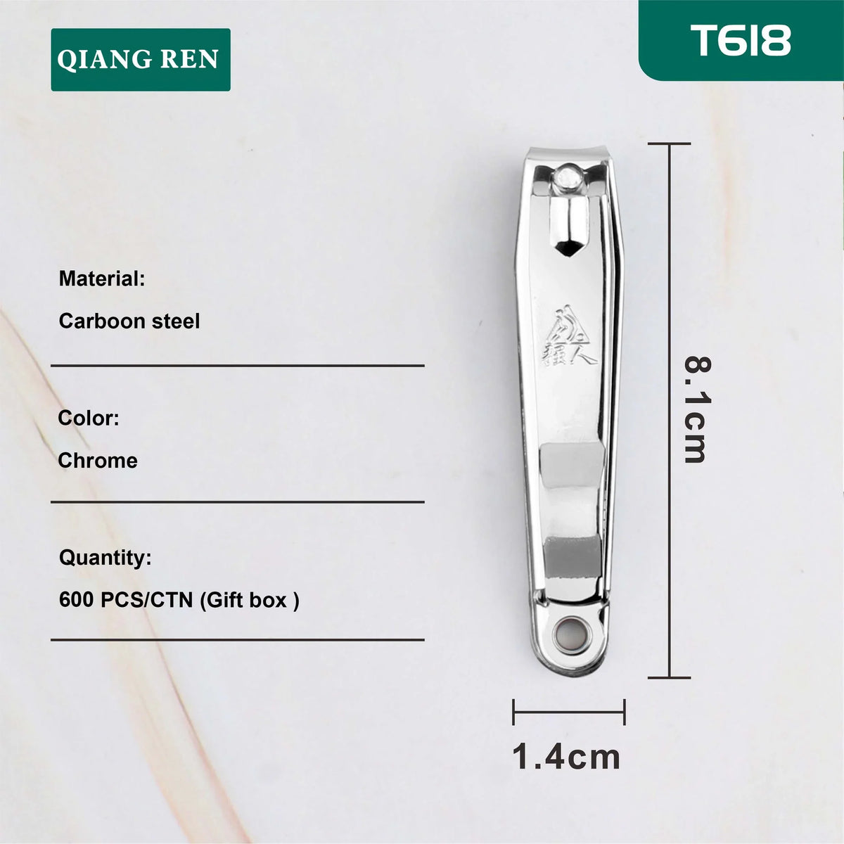 Large Chrome Nail Clipper for Precision Nail Care