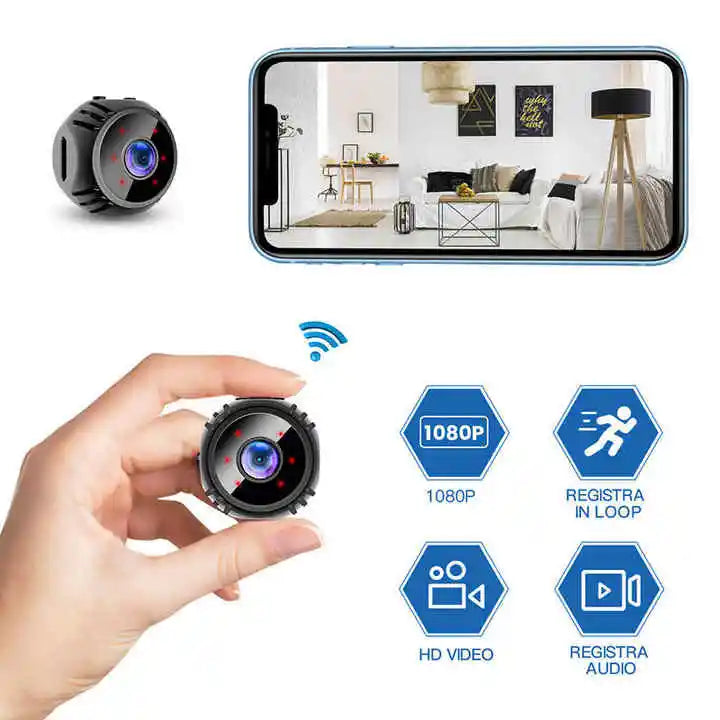 Mini Wireless WiFi Security Camera with Night Vision