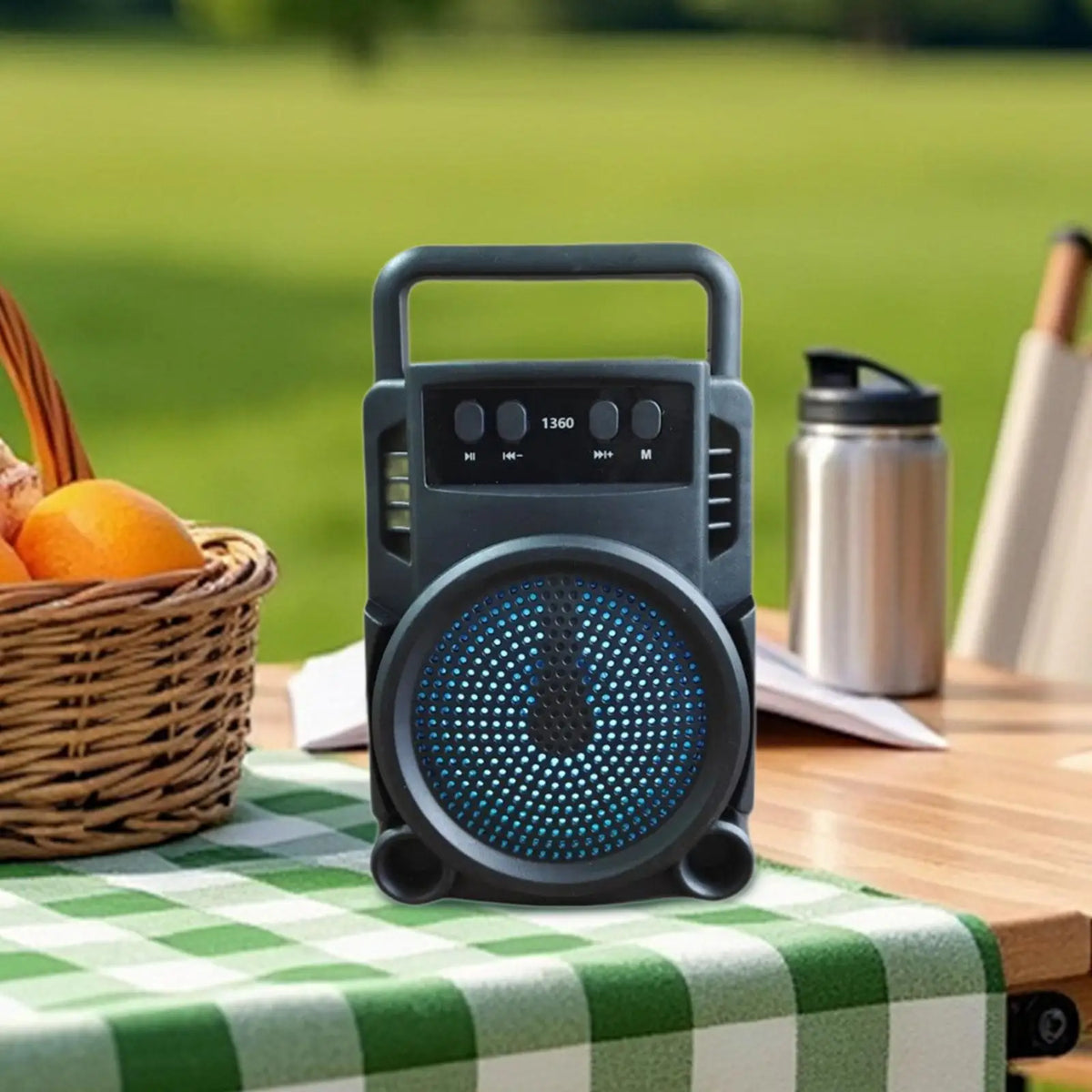 Portable Wireless Bluetooth Speaker with RGB Night Light