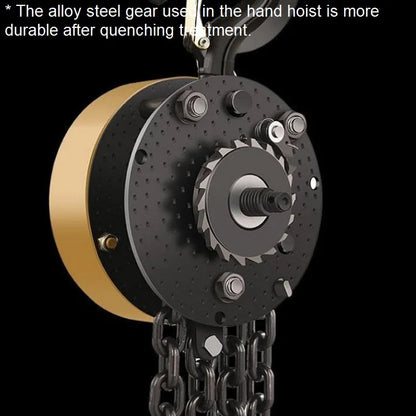 European Hook Manual Chain Hoist for Heavy Lifting