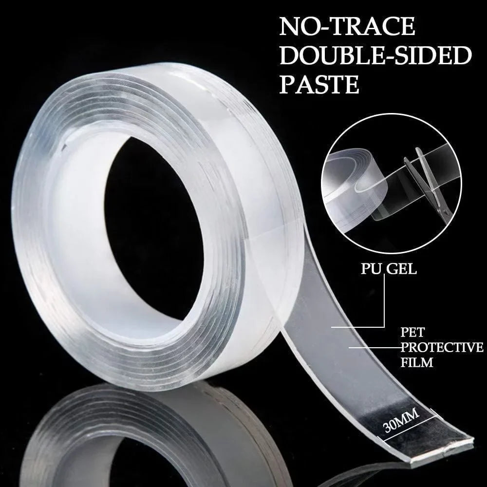 Reusable Double-Sided Nano Gel Grip Tape