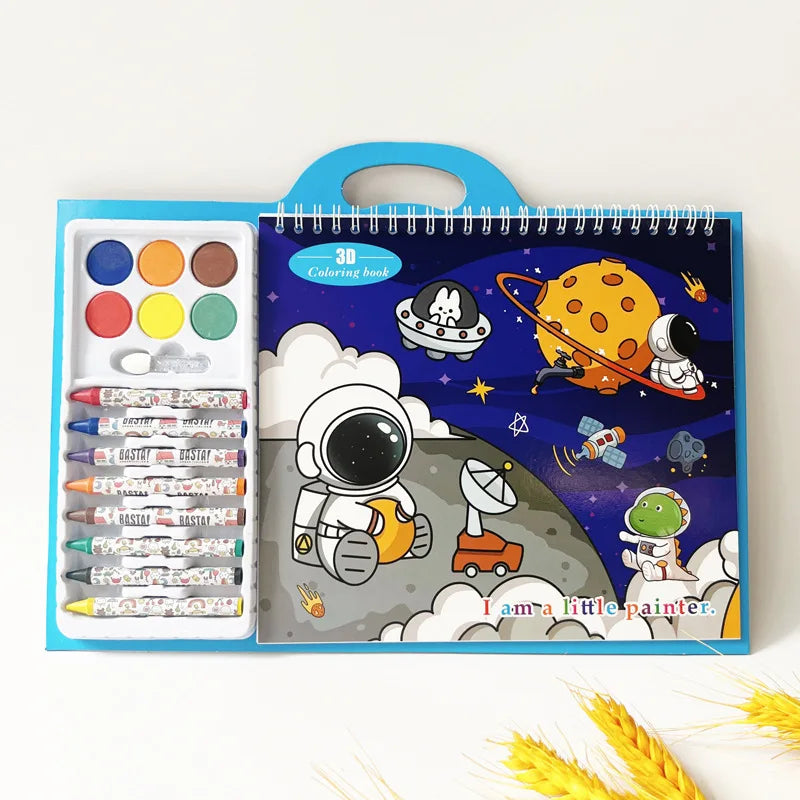 Kids Magic Water Painting Preschool Sketchbook Toy