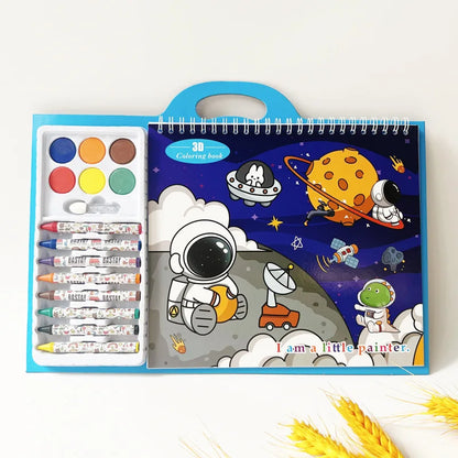 Kids Magic Water Painting Preschool Sketchbook Toy