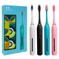 Electric Sonic Toothbrush with 4 Brush Heads