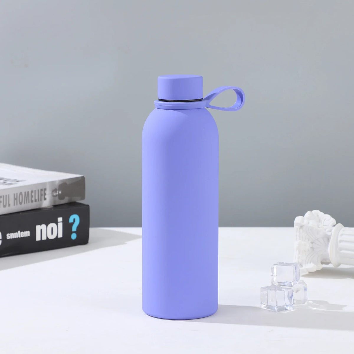Matte Rubberized Insulated Sports Bottle 500ml