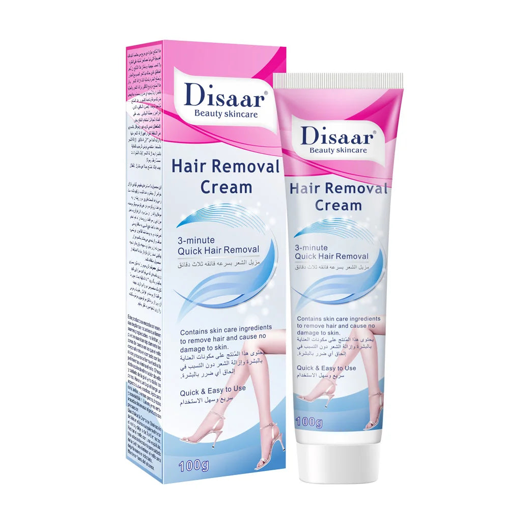 Fast-Acting Natural Hair Removal Cream for Body and Sensitive Areas