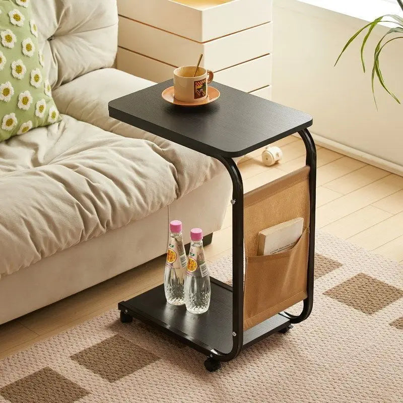 Modern Minimalist Coffee Table with Storage Shelf