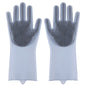 Heat Resistant Silicone Scrubber Magic Gloves
