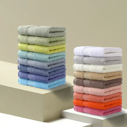 Thick Cotton Face and Hand Towel Set 5 Pieces
