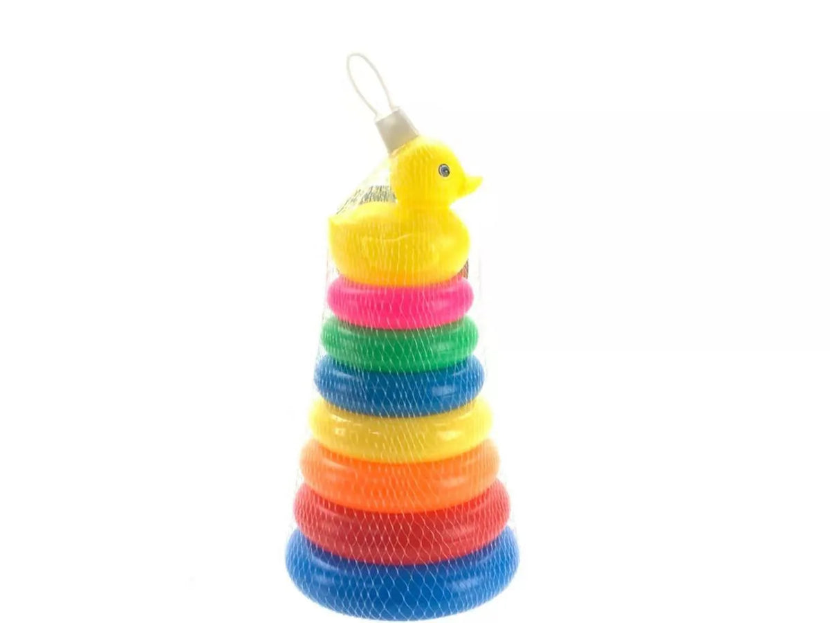 Rainbow Duck Stacking Tower Toy