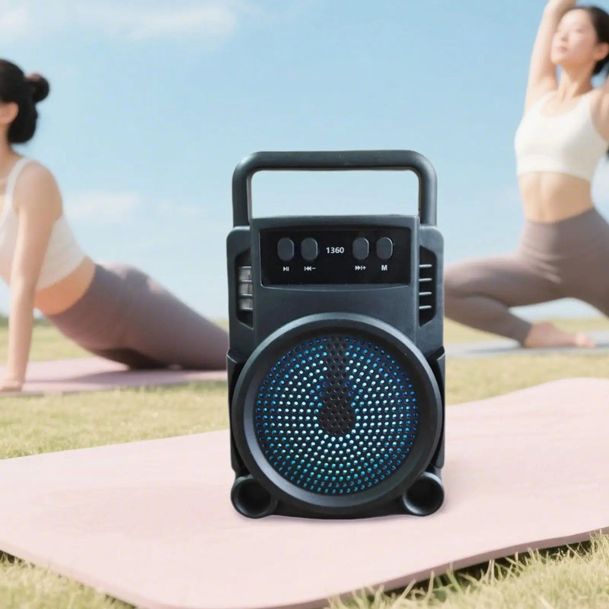 Portable Wireless Bluetooth Speaker with RGB Night Light