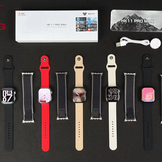 HK11 Pro Max Multifunctional Smart Watch with AMOLED Display