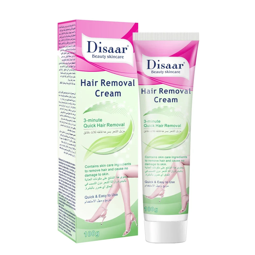 Fast-Acting Natural Hair Removal Cream for Body and Sensitive Areas