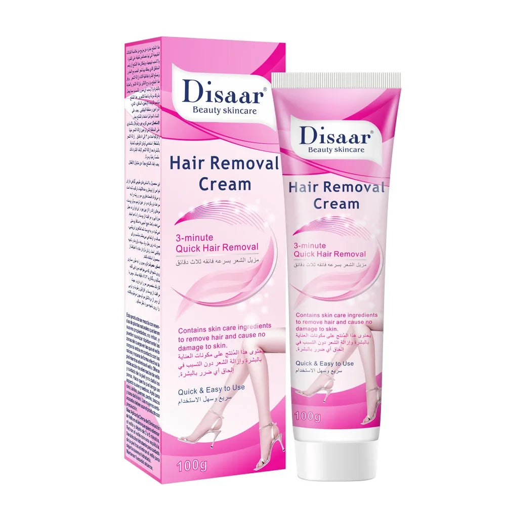 Fast-Acting Natural Hair Removal Cream for Body and Sensitive Areas
