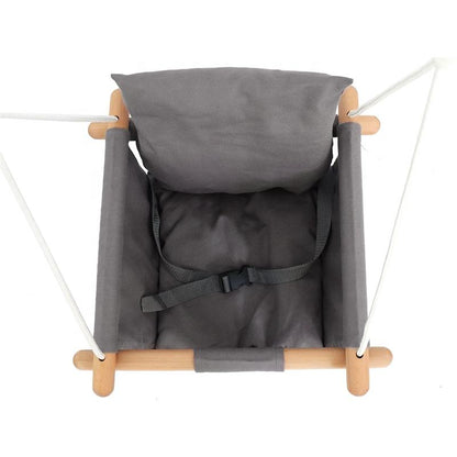 Indoor and Outdoor Wooden Toddler Swing