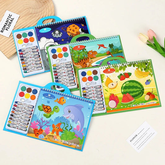 Kids Magic Water Painting Preschool Sketchbook Toy