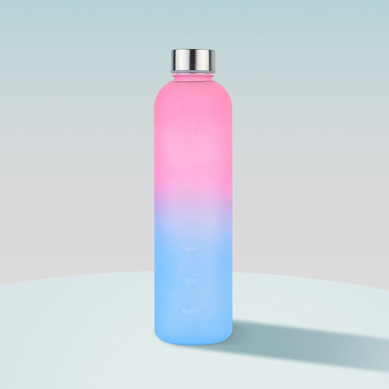 Sports Water Bottle Time Marker 1L