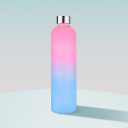 Sports Water Bottle Time Marker 1L