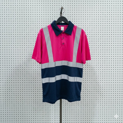 Two-Tone High Visibility Reflective Safety Polo Shirt