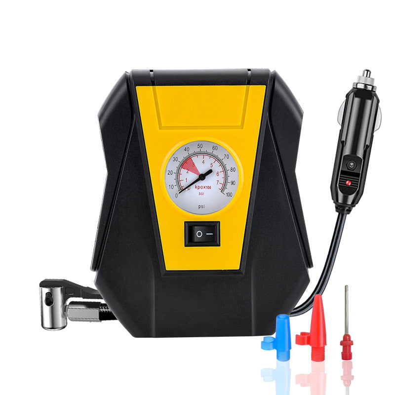 Portable 12V Car Tire Inflator Electric Air Compressor