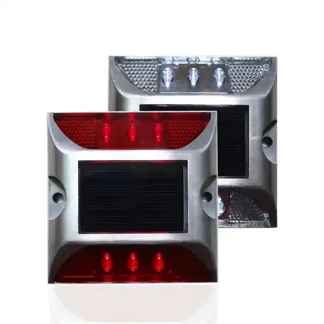Solar LED Road Stud Light Flashing Red