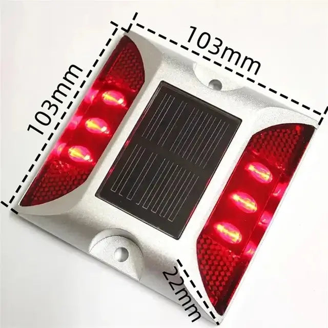 Solar LED Road Stud Light Flashing Red