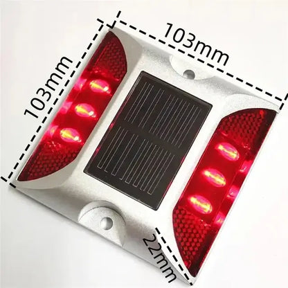 Solar LED Road Stud Light Flashing Red
