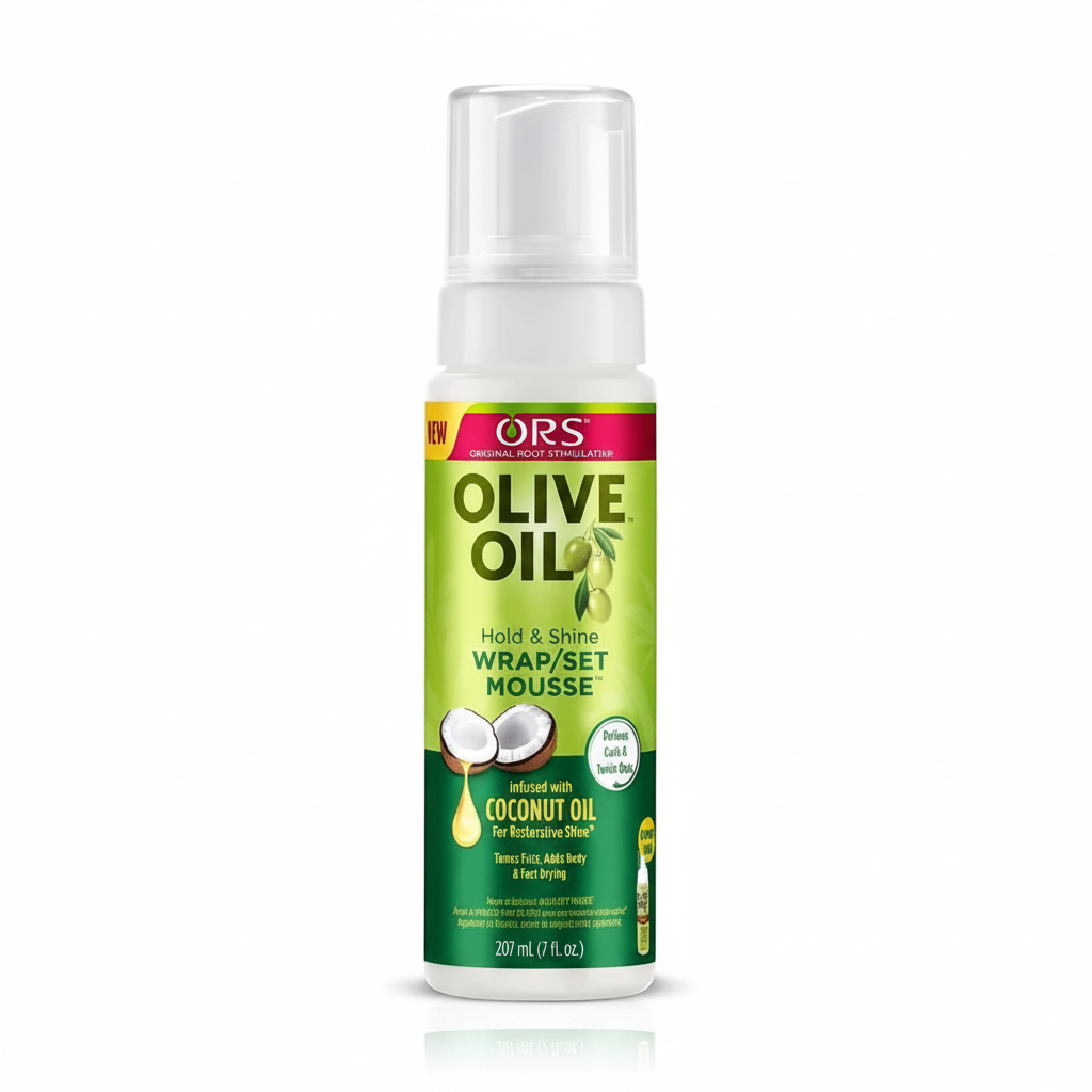 Strong Hold Shine Hair Mousse for Natural Curly Hair