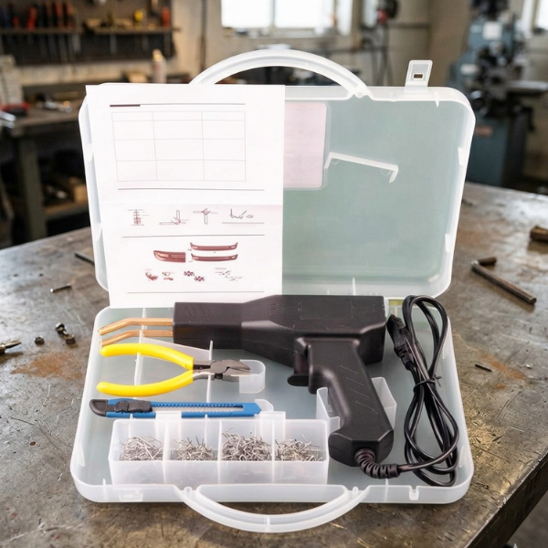 50W Plastic Welding Repair Stapler Kit for Auto and DIY