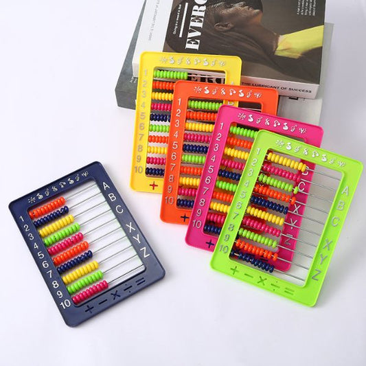 Kids Wooden & Plastic Number Abacus Learning Frame Toy