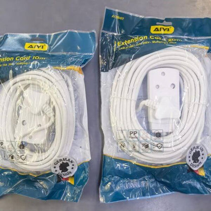 10M 2 Socket Electric Extension Cord