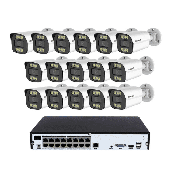5MP 16-Channel Full Color Audio CCTV Camera Kit