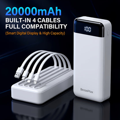 Portable Fast Charging Power Bank with Digital Display