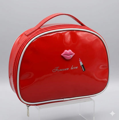 Portable Makeup Vanity Case with Carry Handle