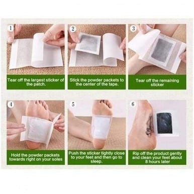 Ginger and Salt Overnight Relaxation Foot Care Patches