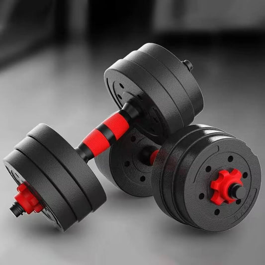 Adjustable Weightlifting Barbell and Dumbbell Set 20kg