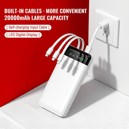 Portable Fast Charging Power Bank with Digital Display