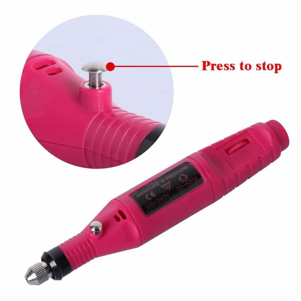 Variable Speed Rotary Details Carver for Nail Care and Polishing