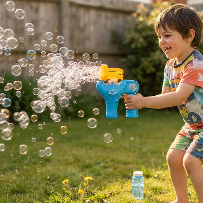 Kids Handheld Bubble Blaster Set
